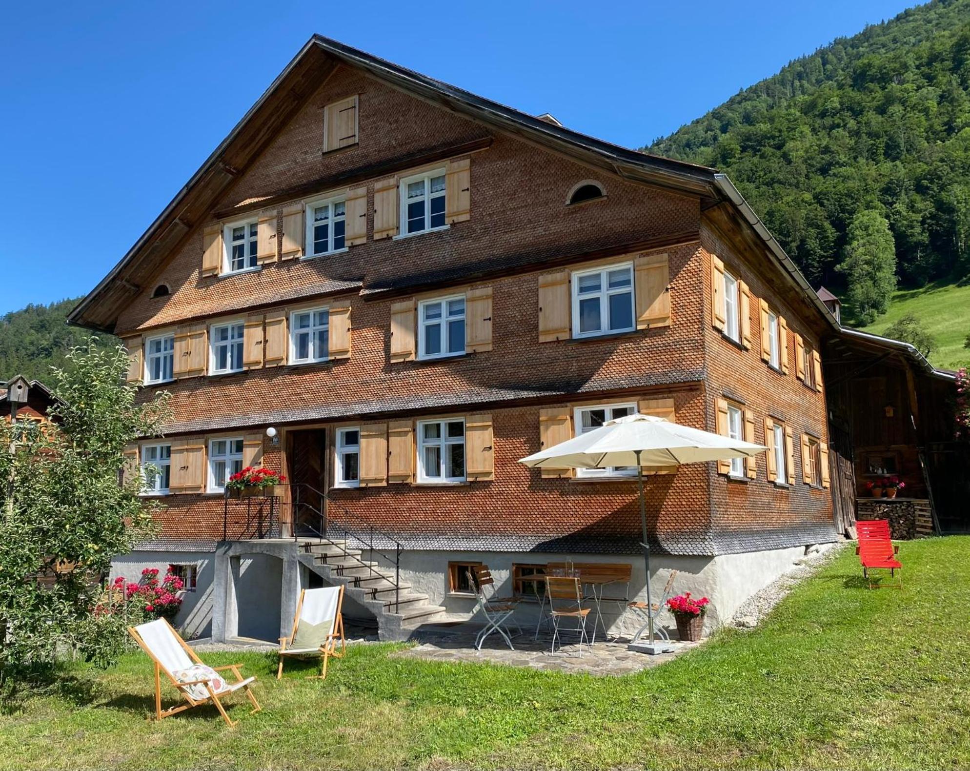 Bregenzerwaelderhaus Ambros Villa Bezau Bagian luar foto