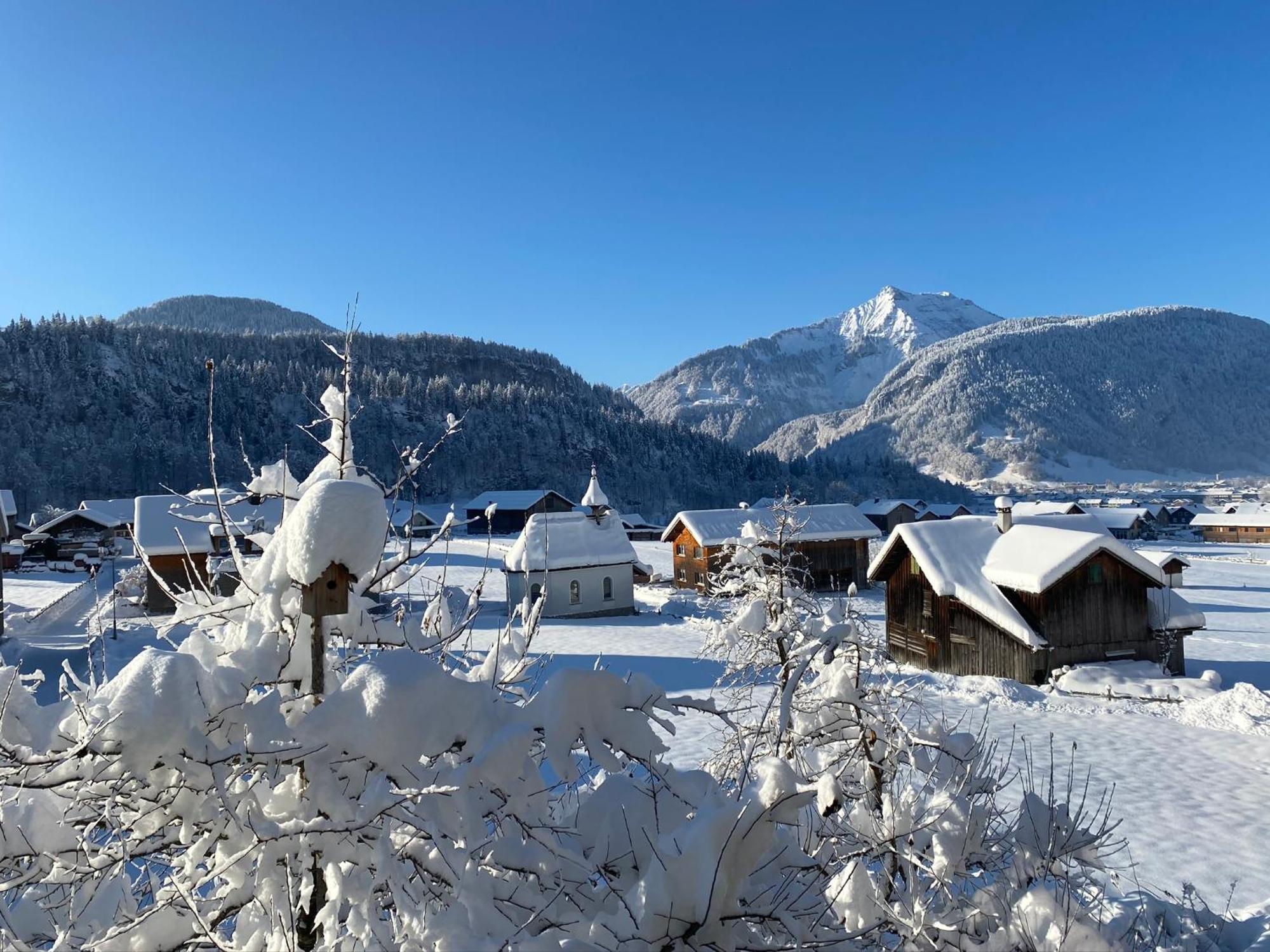 Bregenzerwaelderhaus Ambros Villa Bezau Bagian luar foto