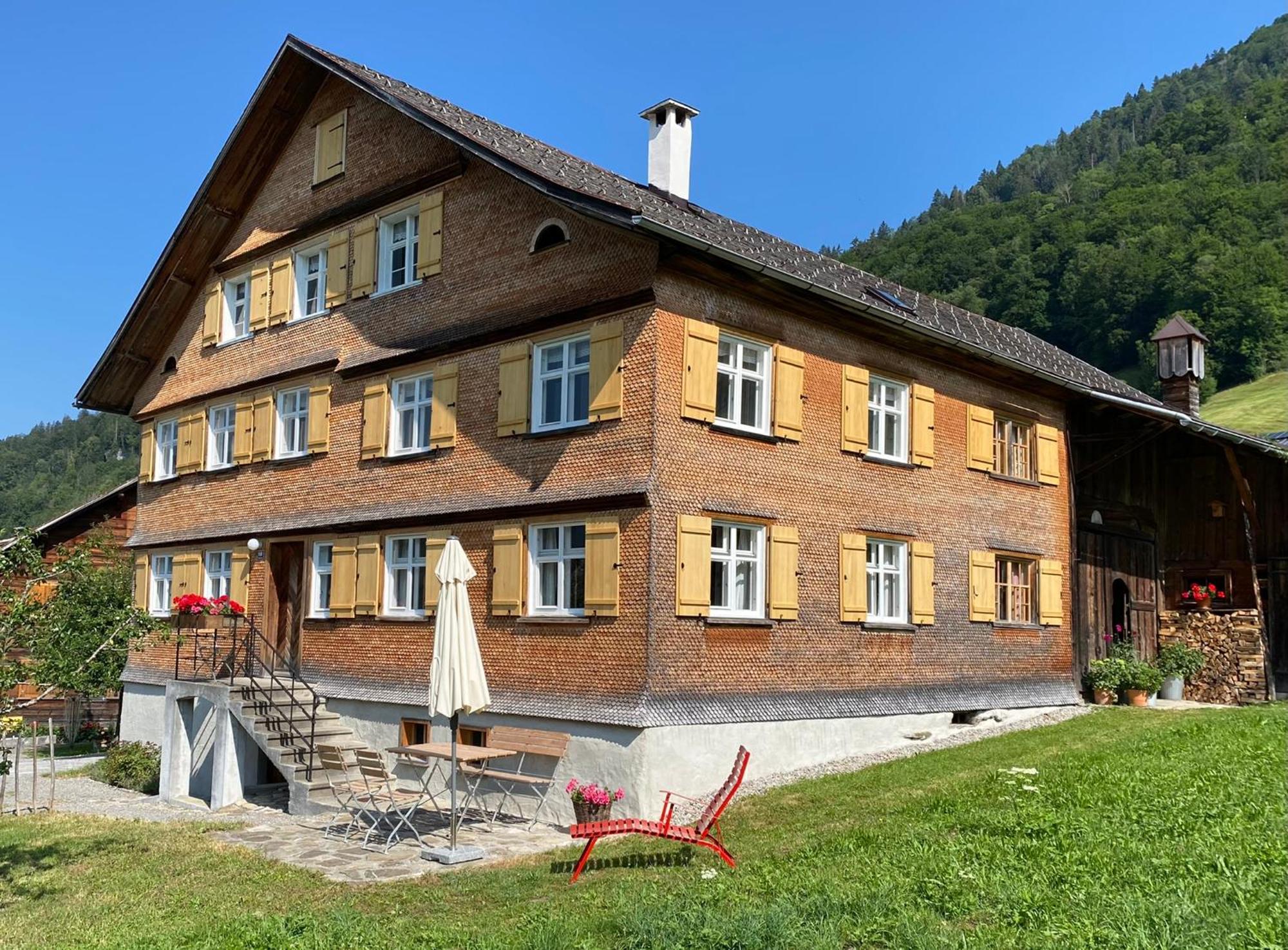 Bregenzerwaelderhaus Ambros Villa Bezau Bagian luar foto